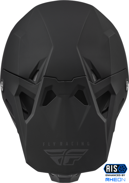 FLY RACING YOUTH FORMULA CP SOLID HELMET MATTE BLACK YL'YL