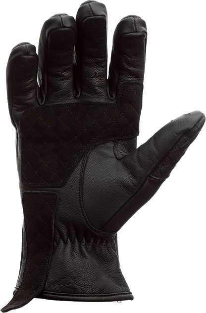 RST Matlock CE Certified Level 1 KP Black Leather Motorcycle Gloves - Size 2XL
