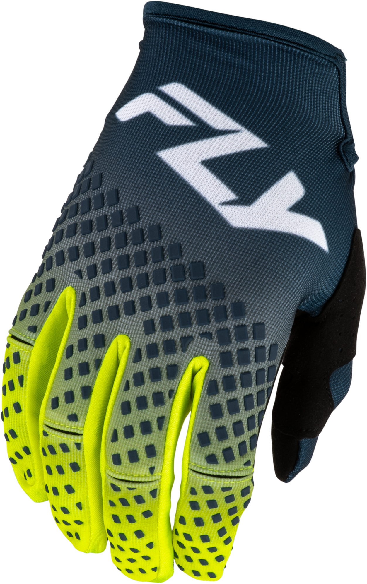 Kinetic Fade Gloves Navy/Hi Vis/White Xs