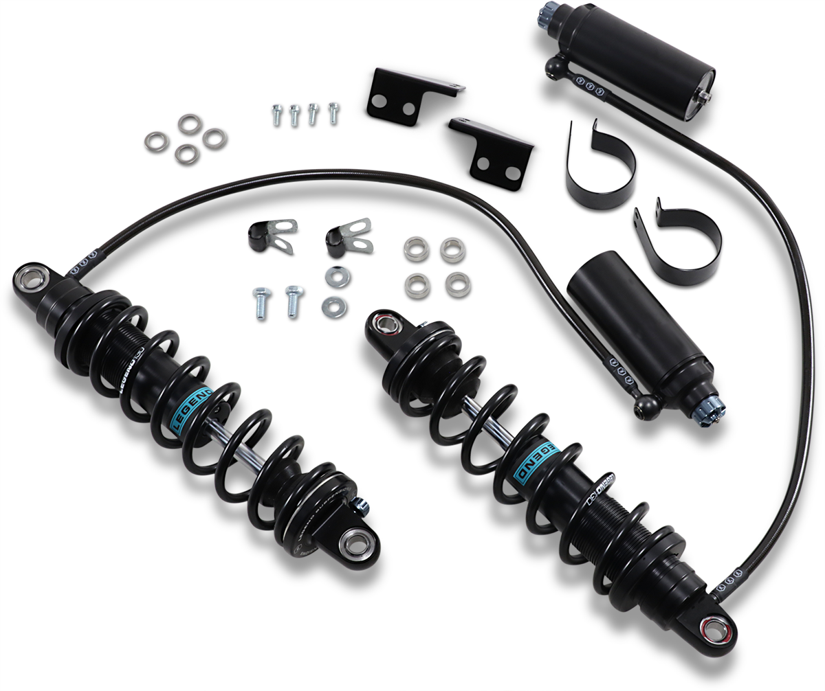 Legend Suspension Revo ARC Remote Reservoir Shocks - 13-Inch Heavy Duty Black by Legend Suspension Part 1310-1879
