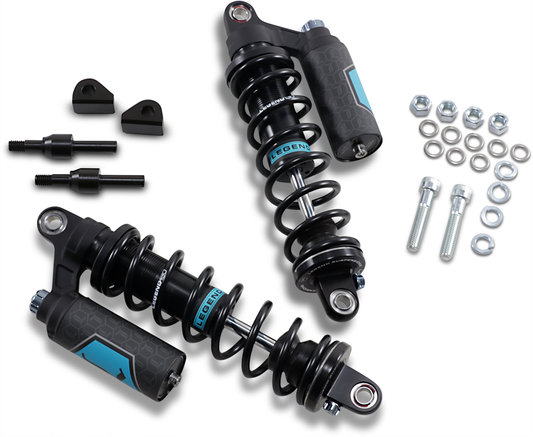 Legend Suspension Revo ARC Piggyback Shocks for FXR 1984-2000, 13-Inch Heavy Duty Black Part 1310-1899