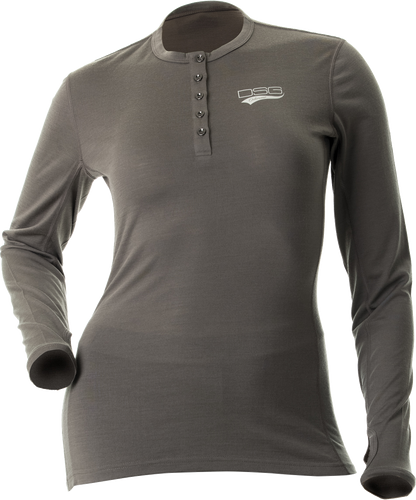 Merino Wool Base Layer Shirt Grey