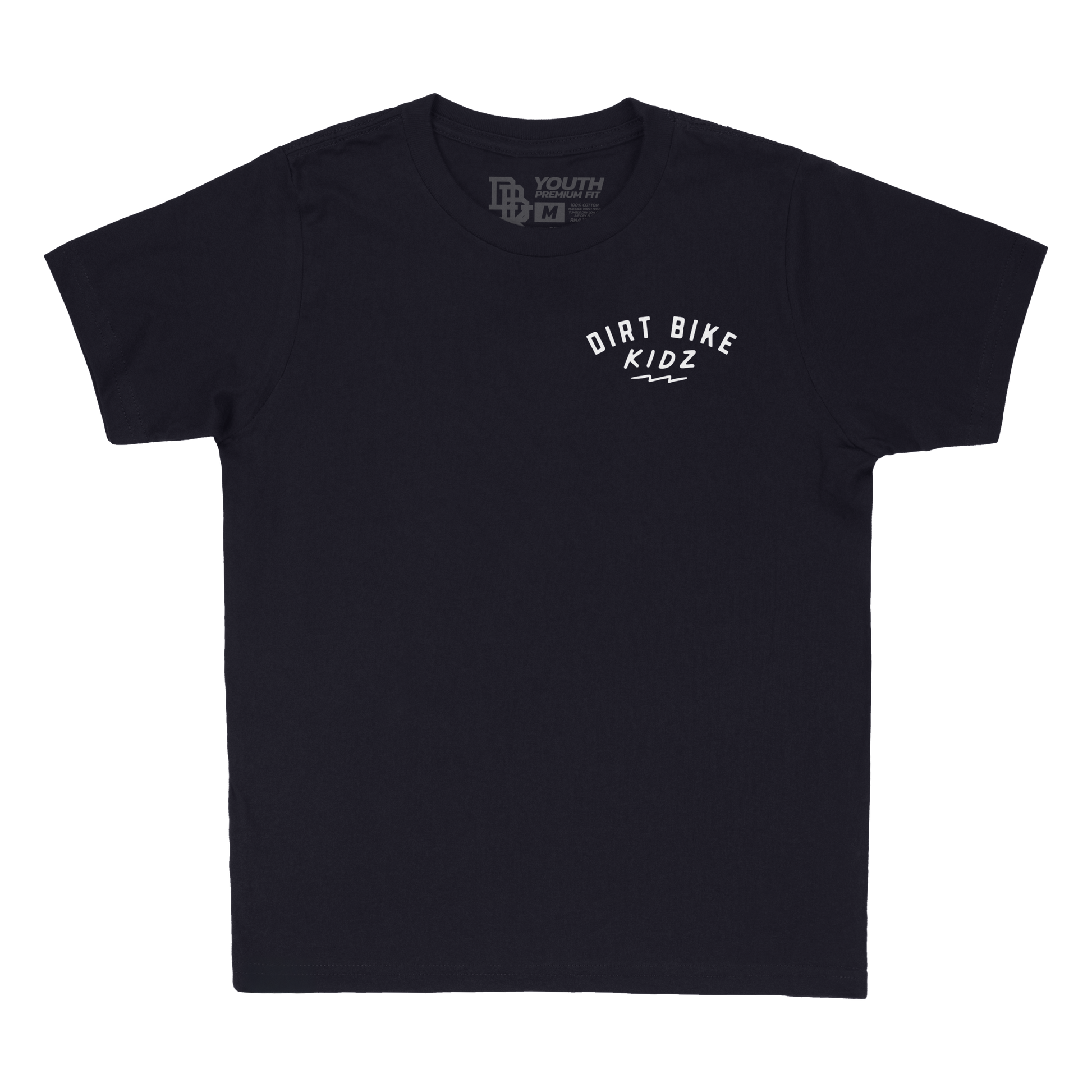 DBK 12 O'clock Youth Tee Navy YL - 6 oz 100% Cotton T-Shirt for Kids