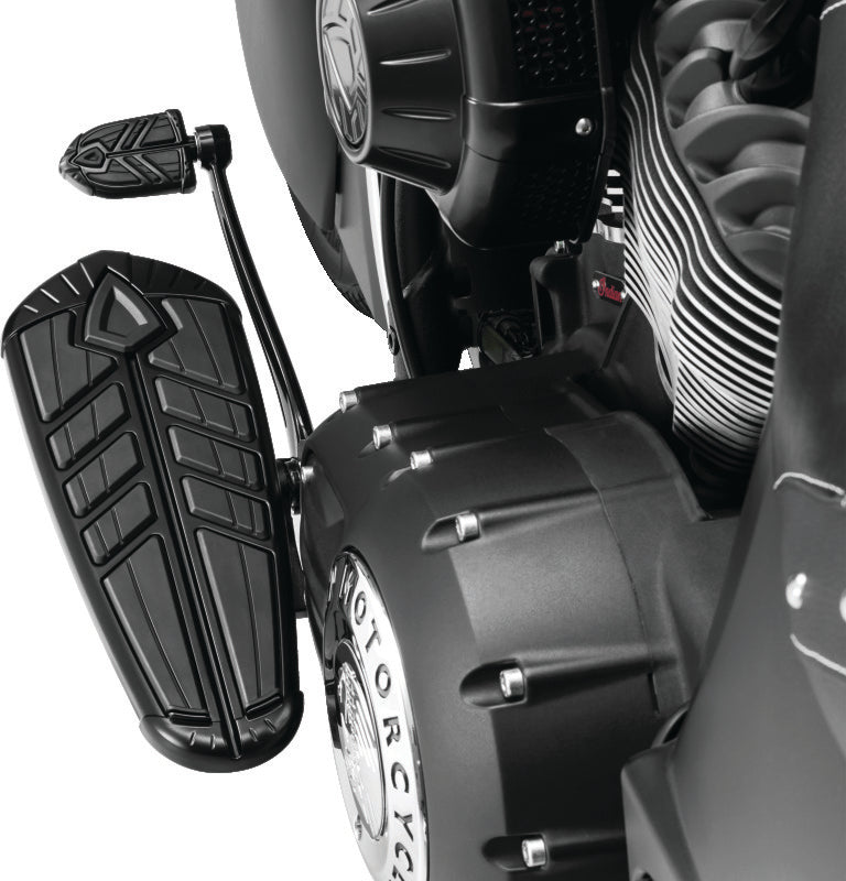 Kuryakyn Spear Driver Floorboard Inserts for Indian Motorcycles - Satin Black Part #kur5651