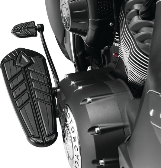 Kuryakyn Spear Driver Floorboard Inserts for Indian Motorcycles - Satin Black Part #kur5651