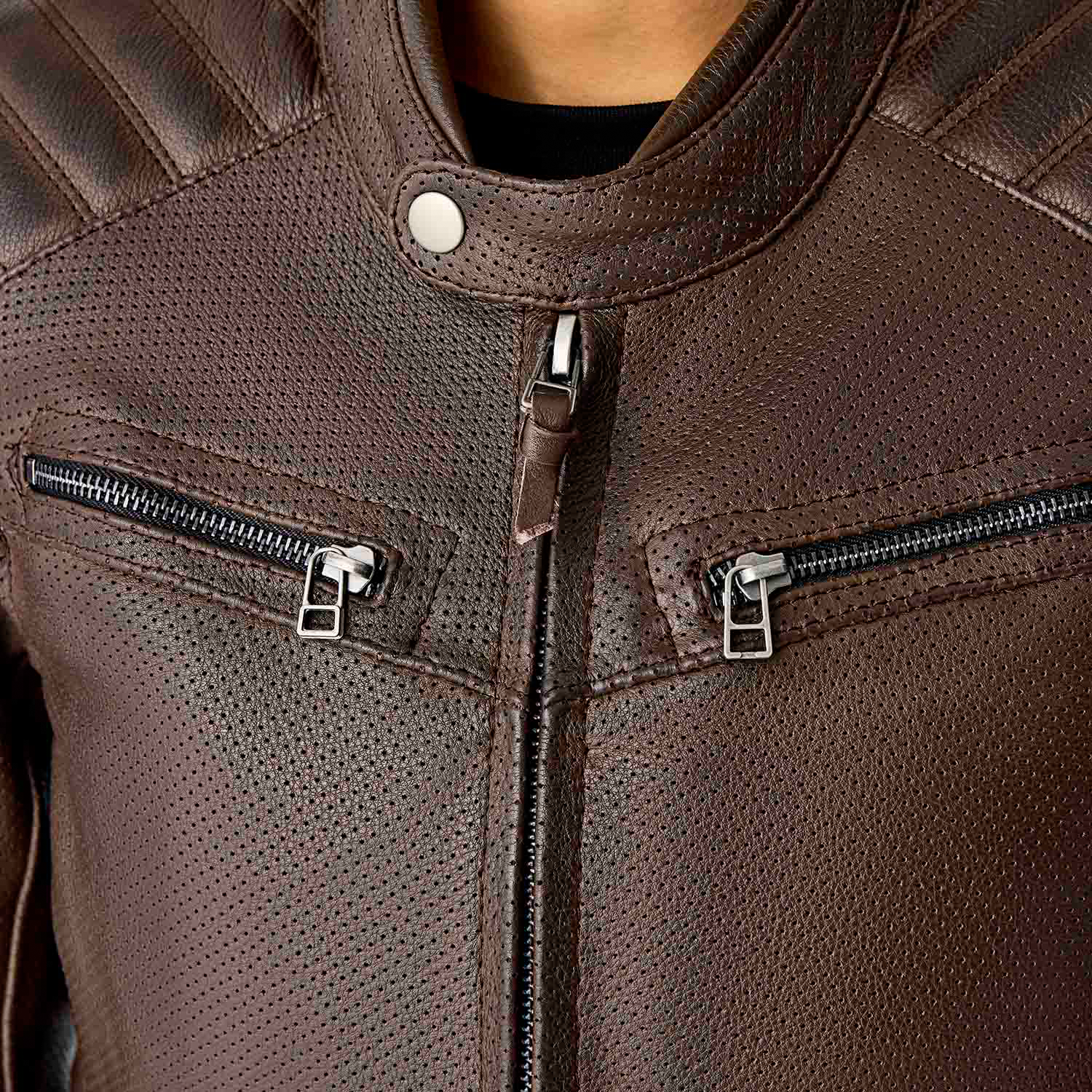 RST Women's Roadster Air D3o Leather Jacket - Brown, Size XS