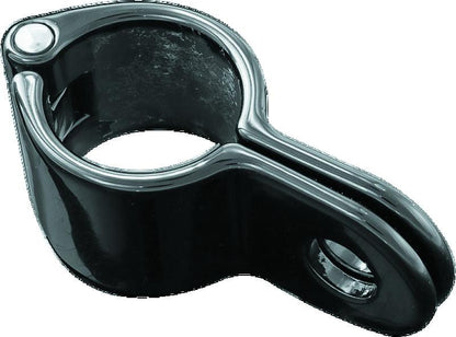 Kuryakyn Magnum Quick Clamp 1-1/4 inch Gloss Black - Durable Stainless Steel PowerSports Clamp