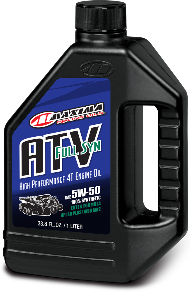 Maxima ATV 4T Full Synthetic 5W-50 Oil 1Ltr 30-86901