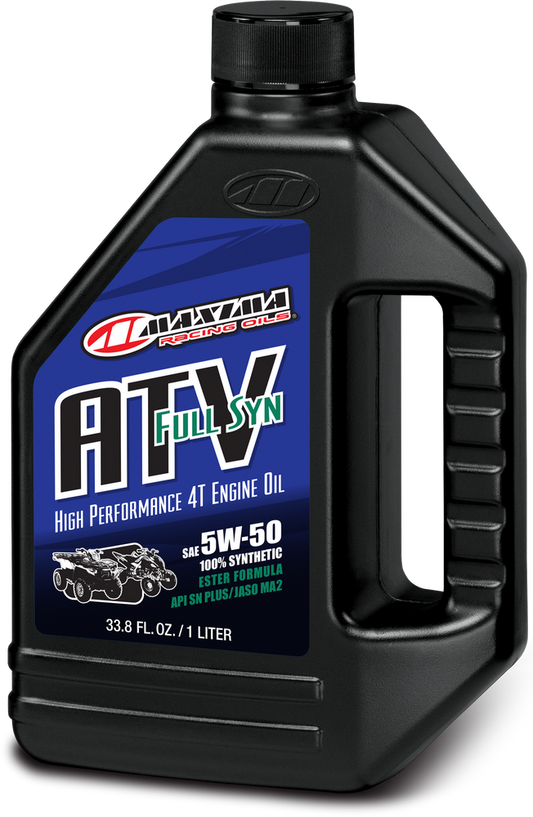 Maxima ATV 4T Full Synthetic 5W-50 Oil 1Ltr 30-86901