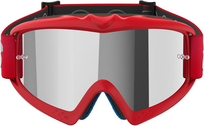Alpinestars Vision Youth Goggles Blaze Red w Silver Mirror Lens