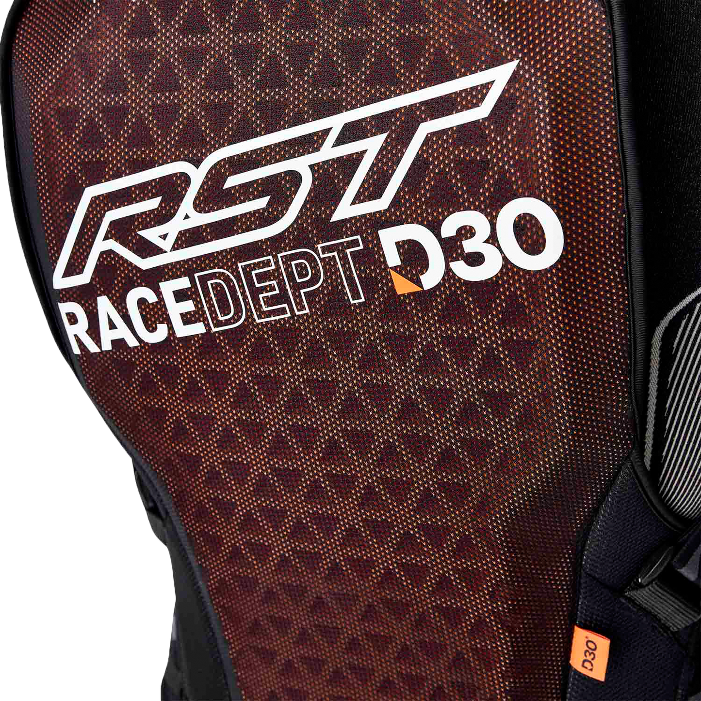RST Race Department D30 Harness Back Large - Adjustable TPR Braces and Memory Foam Coccyx Protection