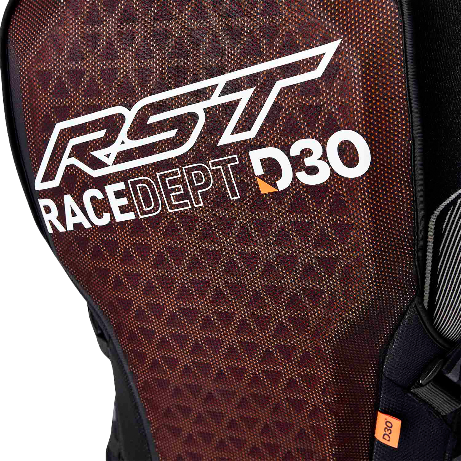 RST Race Department D30 Harness Back Large - Adjustable TPR Braces and Memory Foam Coccyx Protection