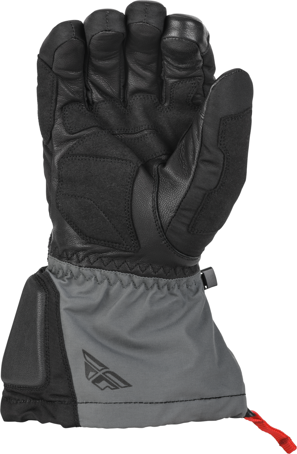 Fly Racing Aurora Gloves Black/Grey Small – Insulated Waterproof Motorcycle Gloves with Touch Screen Compatibility