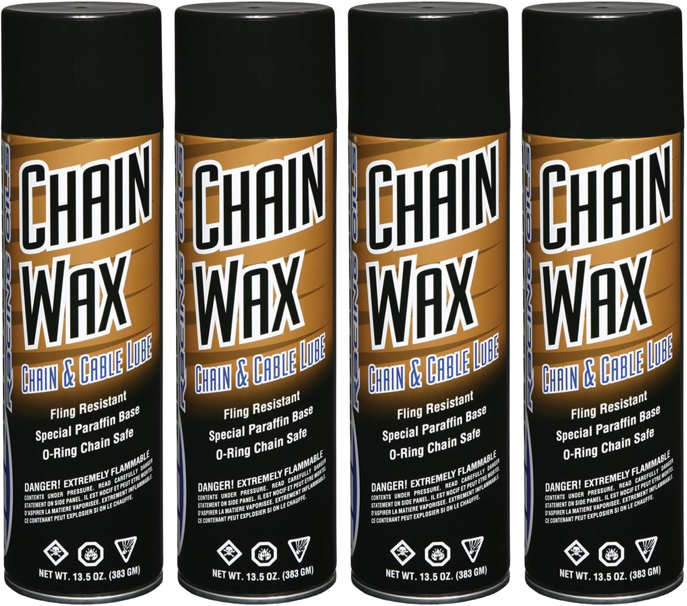Maxima Chain Wax Chain Lube 13.5oz 4-Pack 74920