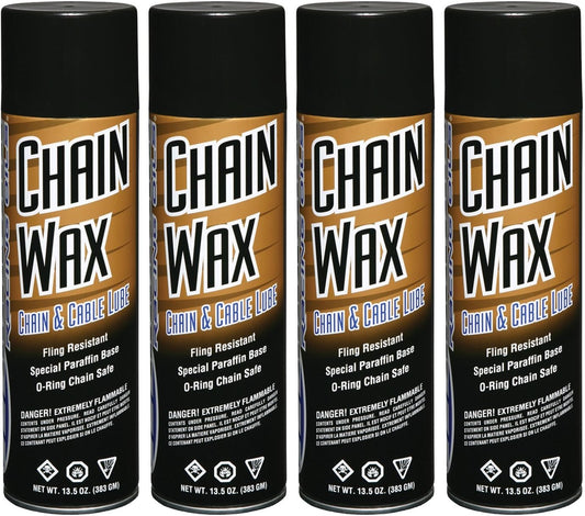 Maxima Chain Wax Chain Lube 13.5oz 4-Pack 74920