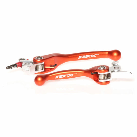 RFX Flexible Lever Set Orange for KTM Brembo/Magura - Part FXFL 50300 55OR
