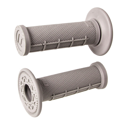 ODI Mini MX Half Waffle Single Ply Grey Soft Handlebar Grips - Part H01MMG