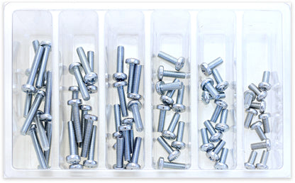 BOLT SV-M5PAN M5 Pan Head Phillips Screw Assortment Kit, 120 Pieces
