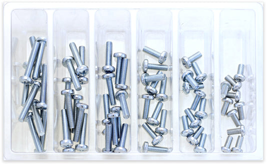 BOLT SV-M5PAN M5 Pan Head Phillips Screw Assortment Kit, 120 Pieces