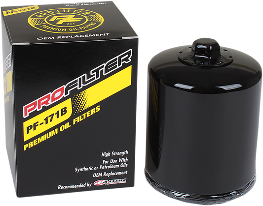 PRO FILTER Replacement Oil Filter PF-171B - High-Performance OEM-Type Filter for Synthetic and Petroleum-Based Oils