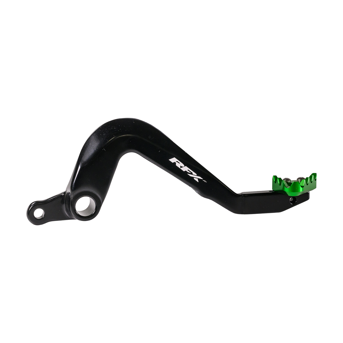 Rear Brake Pedal Green Solid Tip Kaw