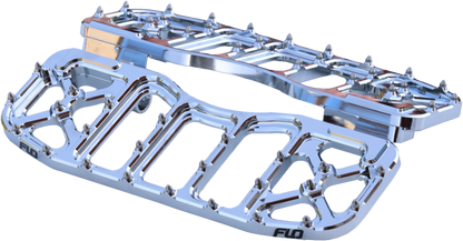 FLO MOTORSPORTS V5 Chrome Floorboards for Harley Davidson Touring Models
