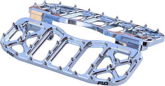 FLO MOTORSPORTS V5 Chrome Floorboards for Harley Davidson Touring Models