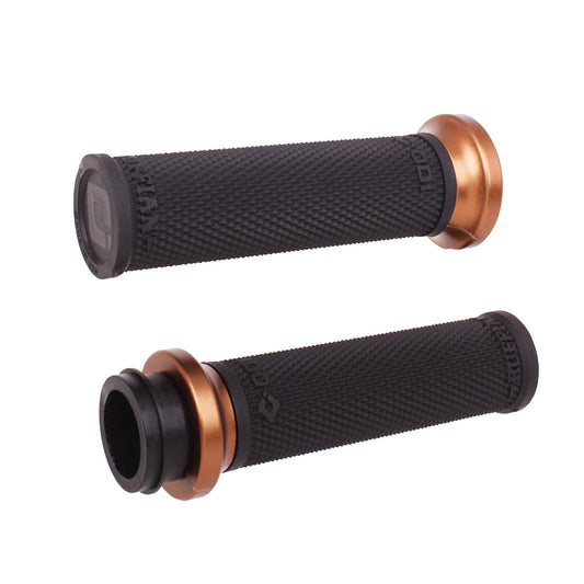 ODI Rufian Grips for Indian Tbw 1 inch Black/Bronze - Part V30ITWB-S