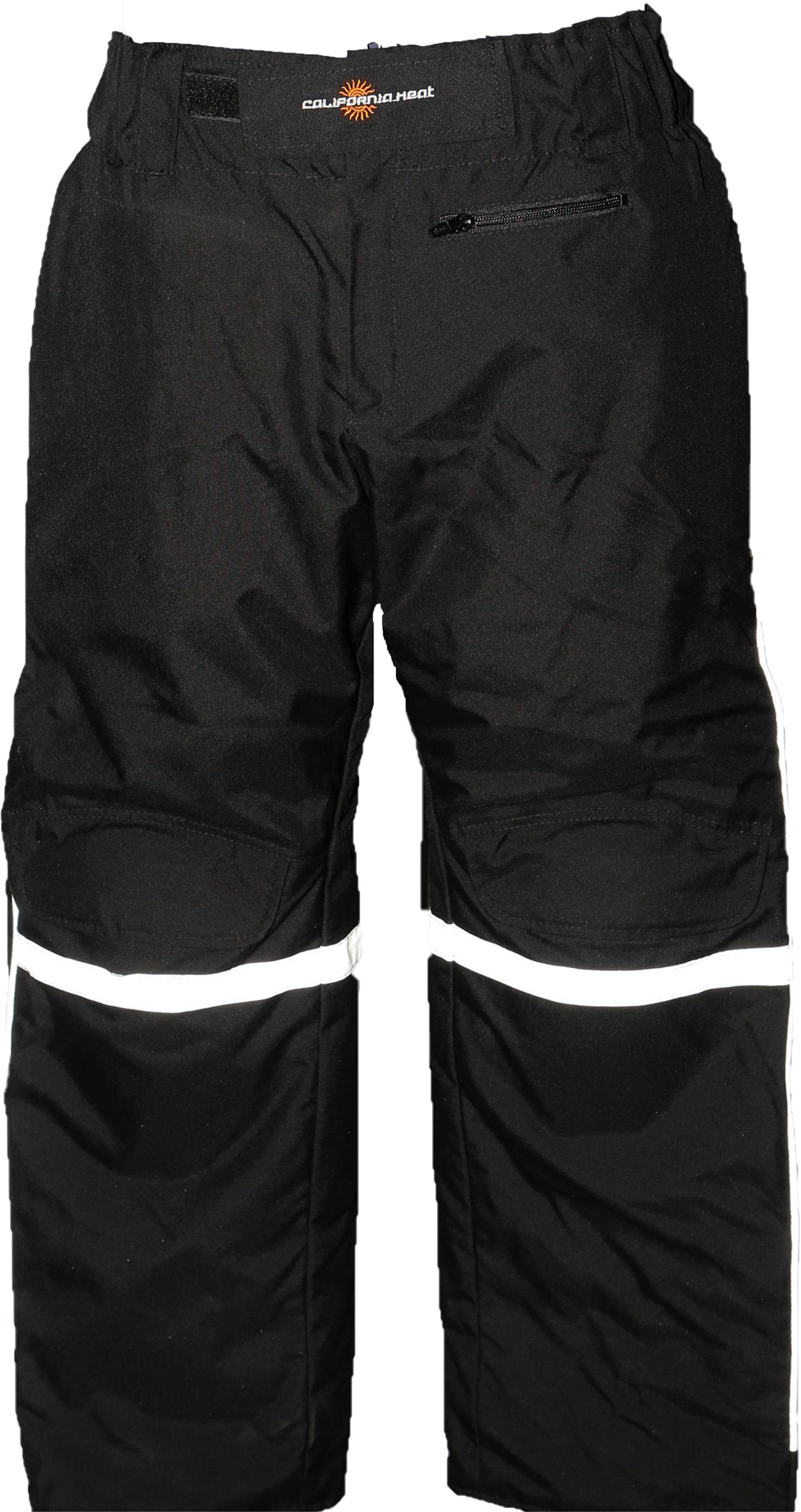California Heat 12V Streetrider Outer Pants Black 2XL – Heated Motorcycle Gear with Level 1 Armor and Waterproof Design