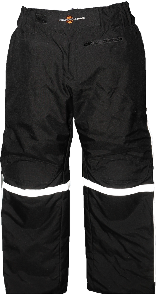 California Heat 12V Streetrider Outer Pants Black 2XL – Heated Motorcycle Gear with Level 1 Armor and Waterproof Design