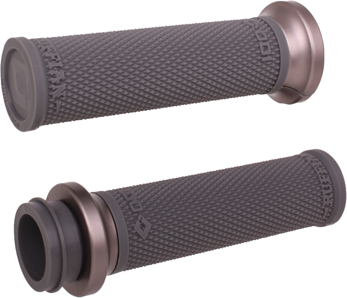 ODI Rufian Grips Tbw 1 inch Graphite and Gun Metal - V30HTWH-H