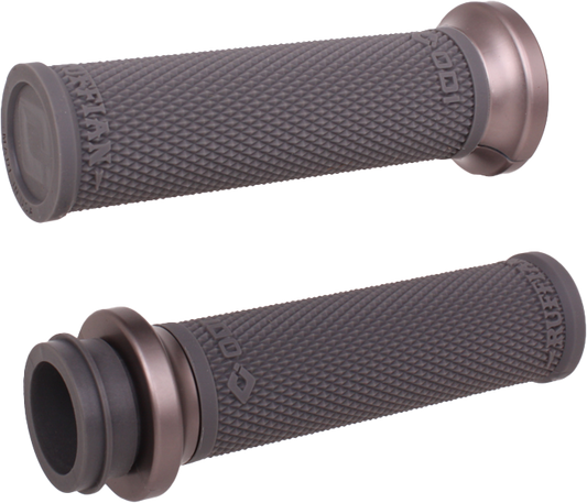 ODI Rufian Grips Tbw 1 inch Graphite and Gun Metal - V30HTWH-H