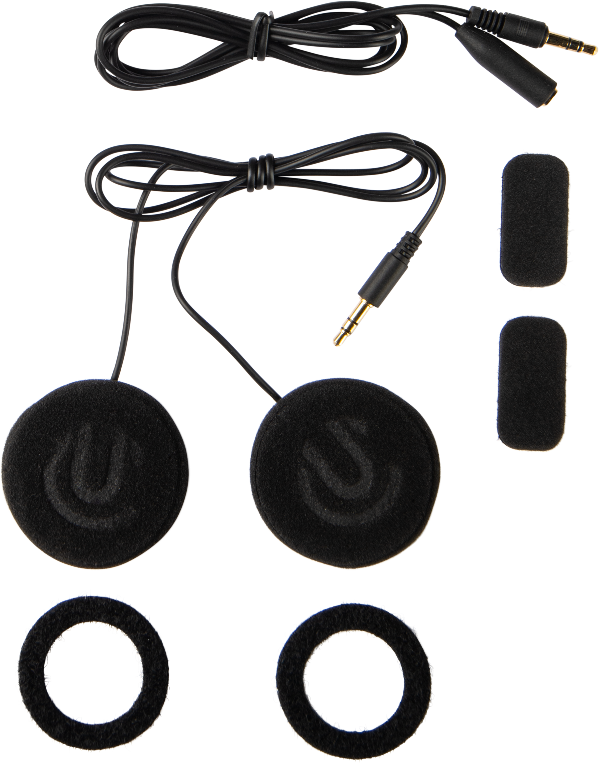 UCLEAR HDX Helmet Speakers with 47mm Drivers and 3.5mm Jack