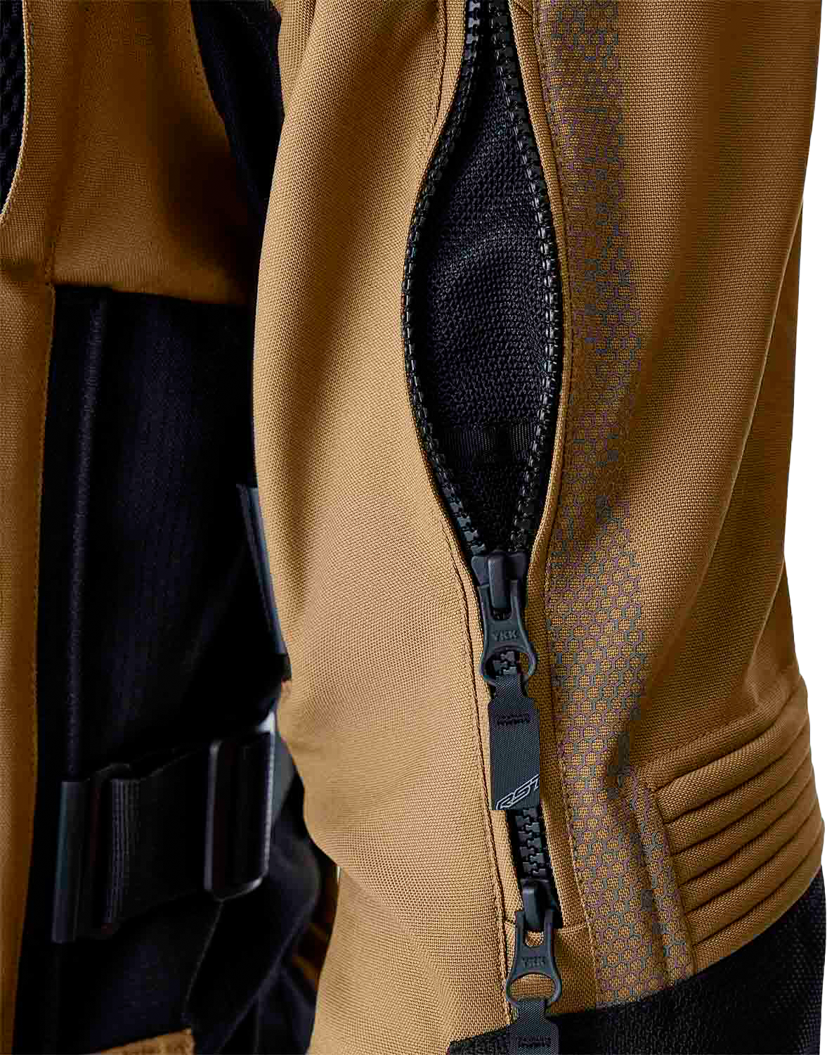RST Ps Adventure D3O Jacket Sand and Black - All-Weather Touring Motorcycle Jacket with Removable Layers and CE AA Certification