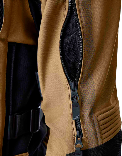 RST Ps Adventure D3O Jacket Sand and Black - All-Weather Touring Motorcycle Jacket with Removable Layers and CE AA Certification