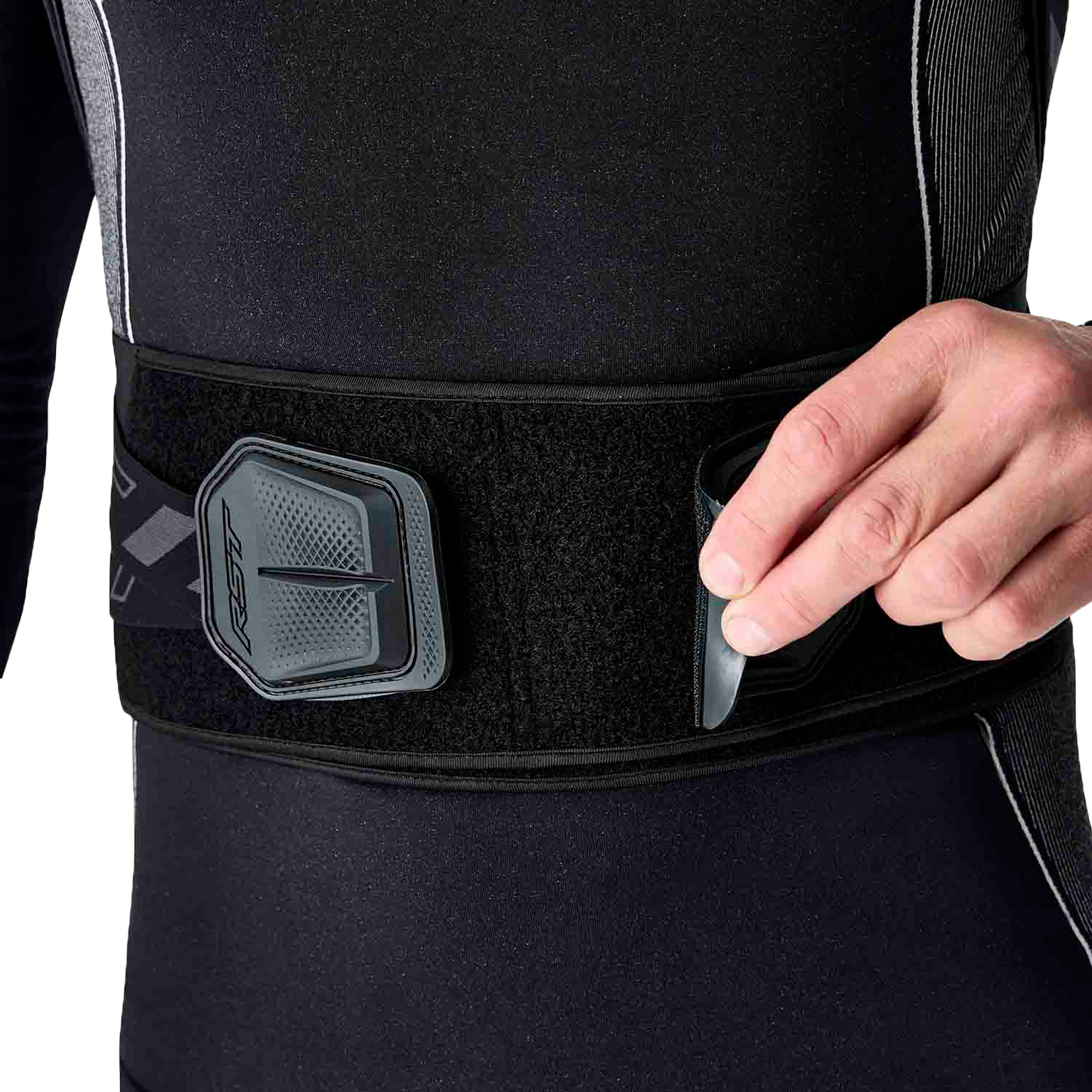 RST Race Department D30 Harness Back Large - Adjustable TPR Braces and Memory Foam Coccyx Protection