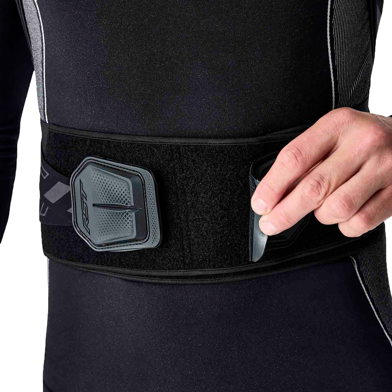 RST Race Department D30 Harness Back Large - Adjustable TPR Braces and Memory Foam Coccyx Protection