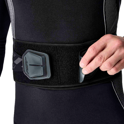 RST Race Department D30 Harness Back Large - Adjustable TPR Braces and Memory Foam Coccyx Protection