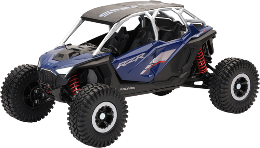 1:18 Scale Polaris Rzr Pro R4 Rock Crawler Azure Crystal