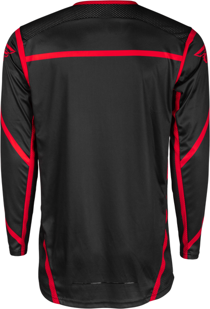 Fly Racing Lite Jersey Black/Red XL - Lightweight Performance Motorcycle Jersey