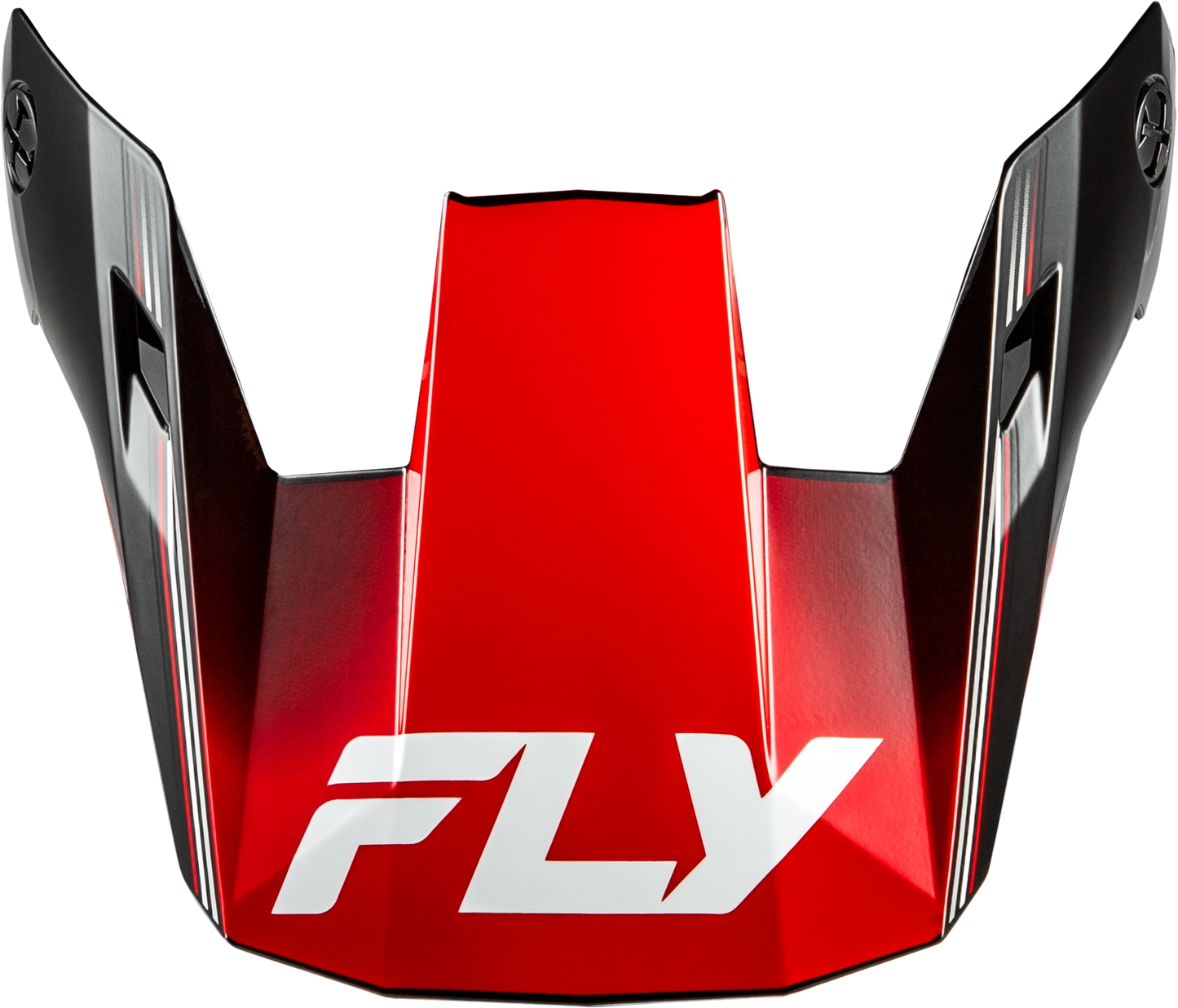 Fly Racing Rayce Repeat Helmet Visor Black and Red for Sizes XS and Large