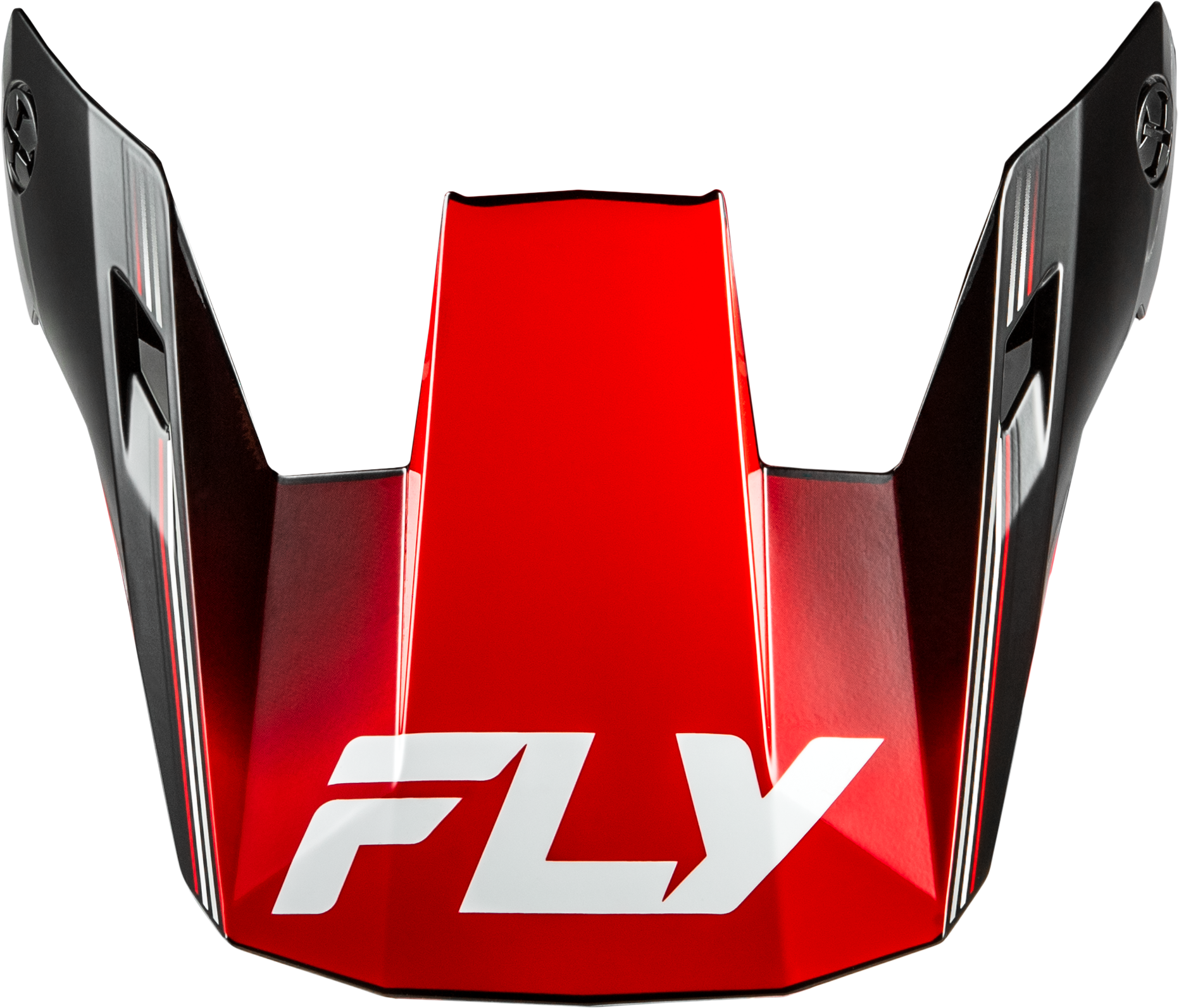 Fly Racing Rayce Repeat Helmet Visor Black and Red for Sizes XS and Large