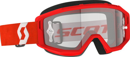 SCOTT Primal Goggle Red/White Clear Works Part 278598-1005113 for Medium to Small Faces