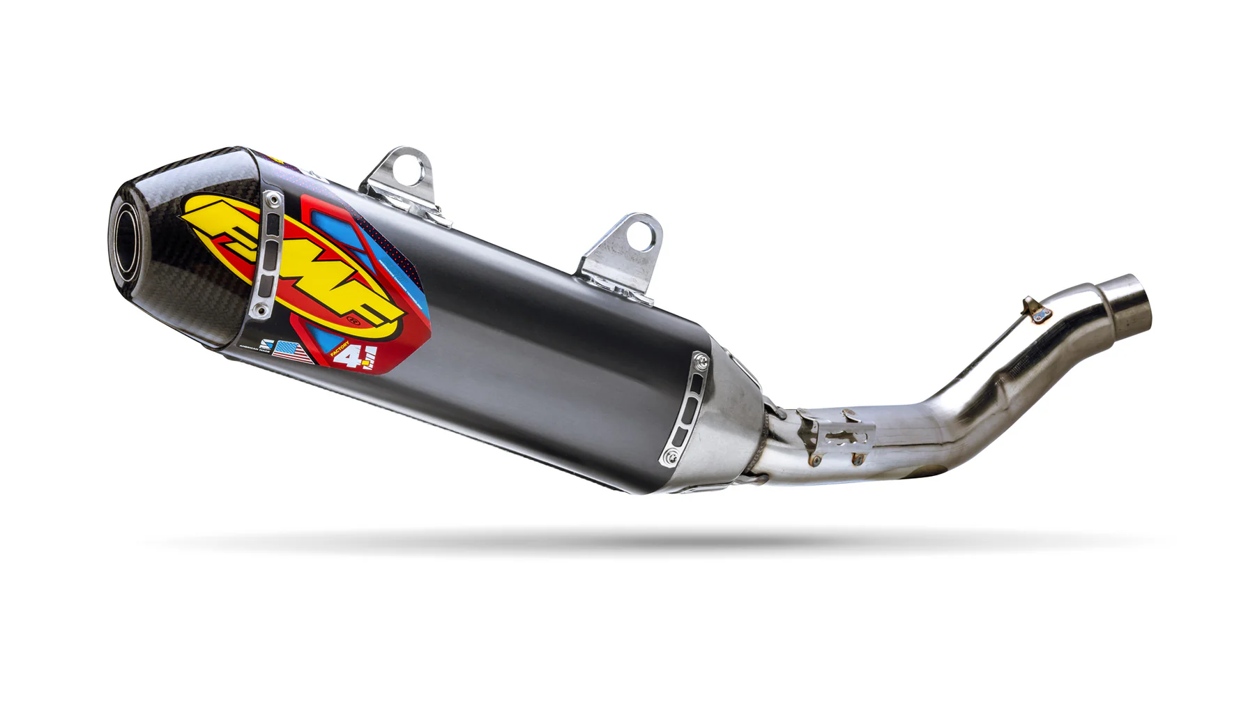 FMF Factory 4.1 RCT Slip-On Exhaust with Carbon Cap for Motorcycles