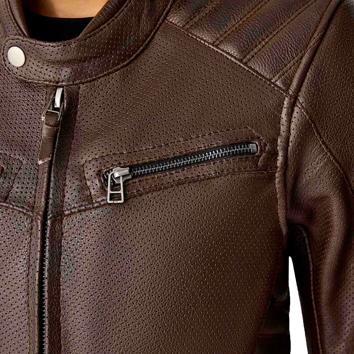 RST Women's Roadster Air D3o Leather Jacket - Brown, Size XS