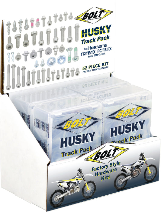 BOLT 6TP-HSK Pop Display Track Pack for Husqvarna Motorcycles