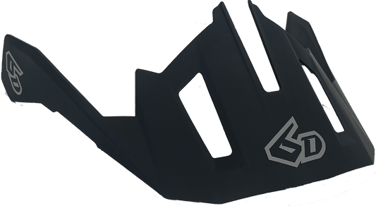 6D Helmets ATB-2T Visor - Ascent Black (Part 77-0121) - Kelly Motorsports