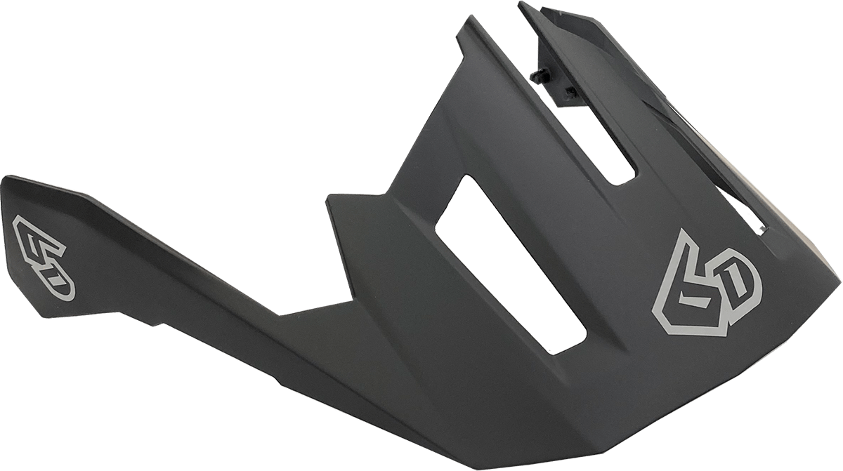 6D Helmets ATB-2T Visor - Ascent Black (Part 77-0121) - Kelly Motorsports