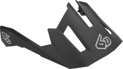 6D Helmets ATB-2T Visor - Ascent Black (Part 77-0121) - Kelly Motorsports