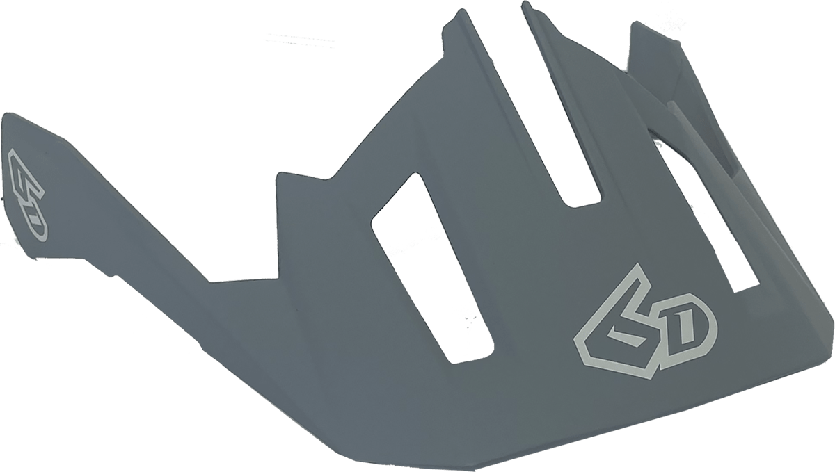 6D Helmets ATB-2T Visor - Ascent Gray - M-2XL | Part 77-0123 - Kelly Motorsports